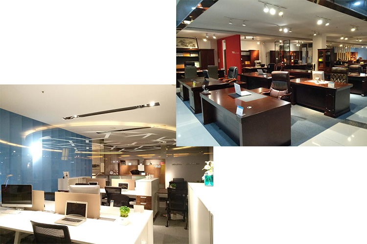 一格办公家具展厅局部实拍 一格办公家具展厅局部实拍