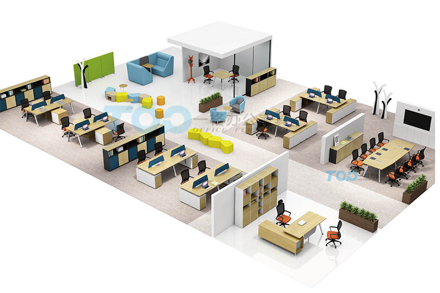 办公室家具3D效果图 办公室家具3D效果图