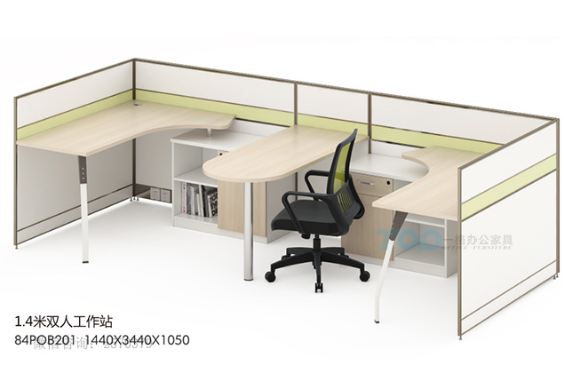2人位新款屏风办公桌、办公屏风