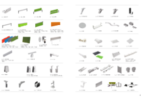 折叠培训桌配件不单销售