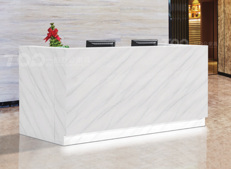 带灯带烤漆仿大理石面前台.jpg