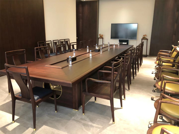 原木会议桌椅 原木会议桌椅